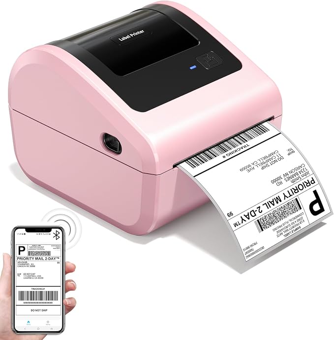 Bluetooth Thermal Label Printer 4x6 by OmezizyLabelPrinter