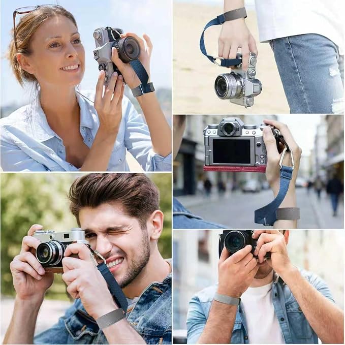 Camera Wrist Strap, Leather Camera Hand Strap - Image 4