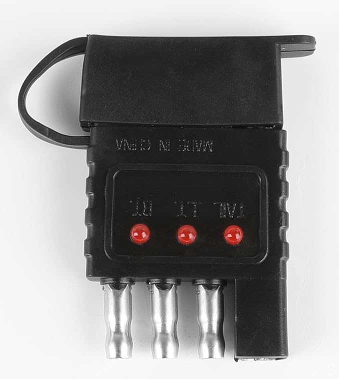 MaxxHaul 50146 4-Way Flat Trailer Connector LED Circuit Tester – 2-Pack | Easy - Image 3