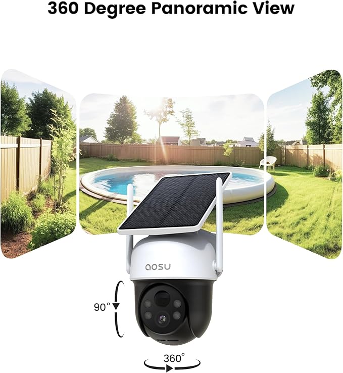 aosu Solar Camera Outdoor Wireless - Image 3