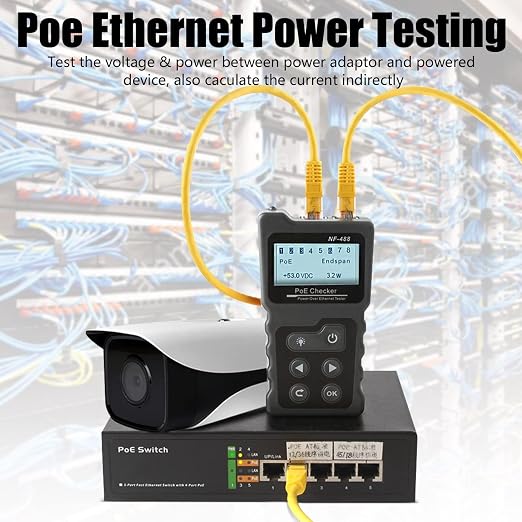 Network Cable Tester, VXSCAN NF-488 POE Cable Tester - Image 5