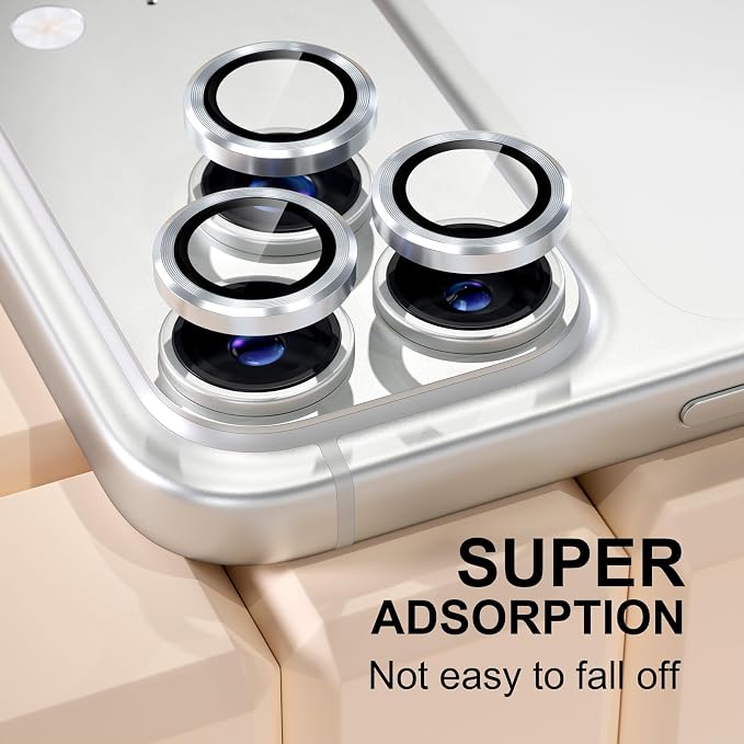 Misea Compatible for iPhone 17 Pro/iPhone 17 Pro Max Camera Lens Protector - Image 6