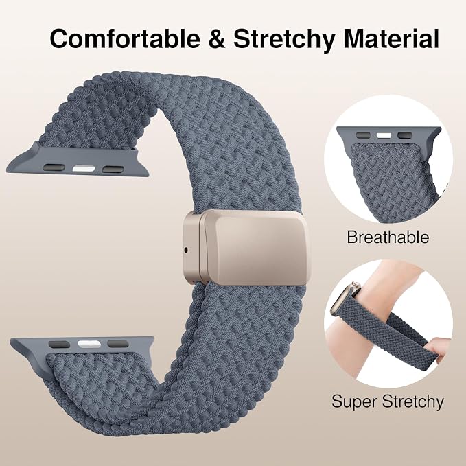 Braided Stretchy Band Compatible - Image 3