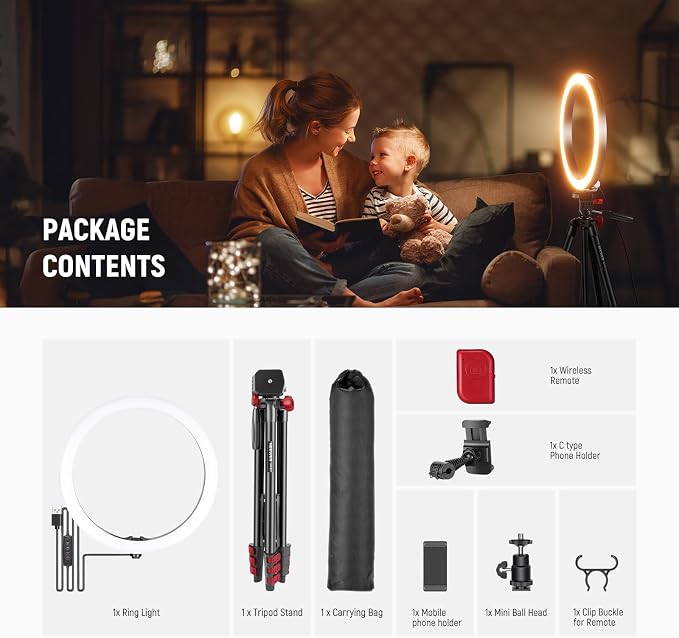 NEEWER Basics 10" Selfie Ring Light - Image 8