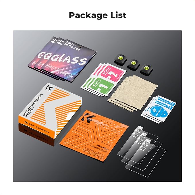 K&F CONCEPT 3pcs Screen Protector Compatible - Image 4