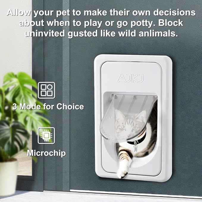 Smart Electronic Pet Door, Automatic Cat Dog Door - Image 2