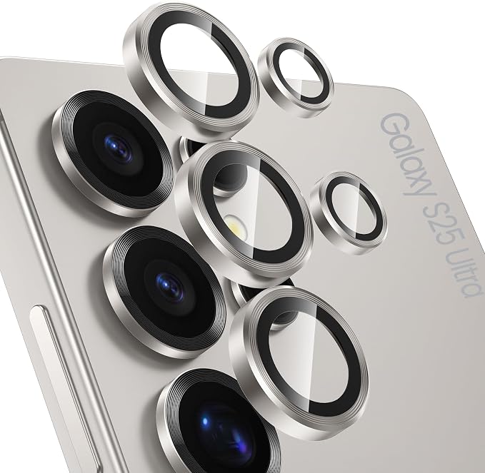 Tensea (3+2PCS Compatible with Samsung Galaxy S25 Ultra Camera Lens Protector by Tensea