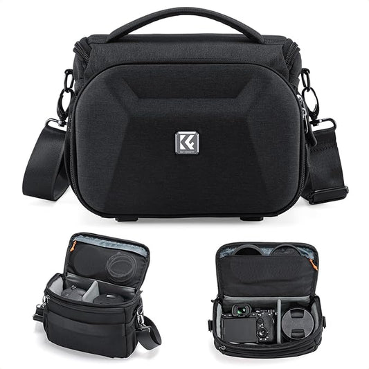 K&F CONCEPT Hardshell Camera Bag, Crossbody Camera Sling Bag by KFCONCEPT