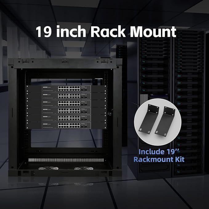 16 Port 2.5G Switch with 2x10G SFP+, 16 x 2.5G Ethernet Base-T Ports, YuLinca - Image 4
