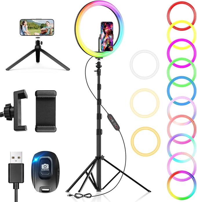 PEYOU 12" Selfie Ring Light by PEYOU