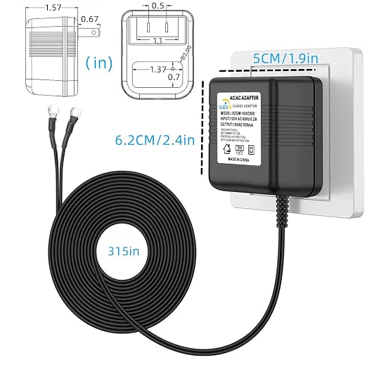 Doorbell Power Adapter 18V500MA Video doorbell Transformer - Image 4
