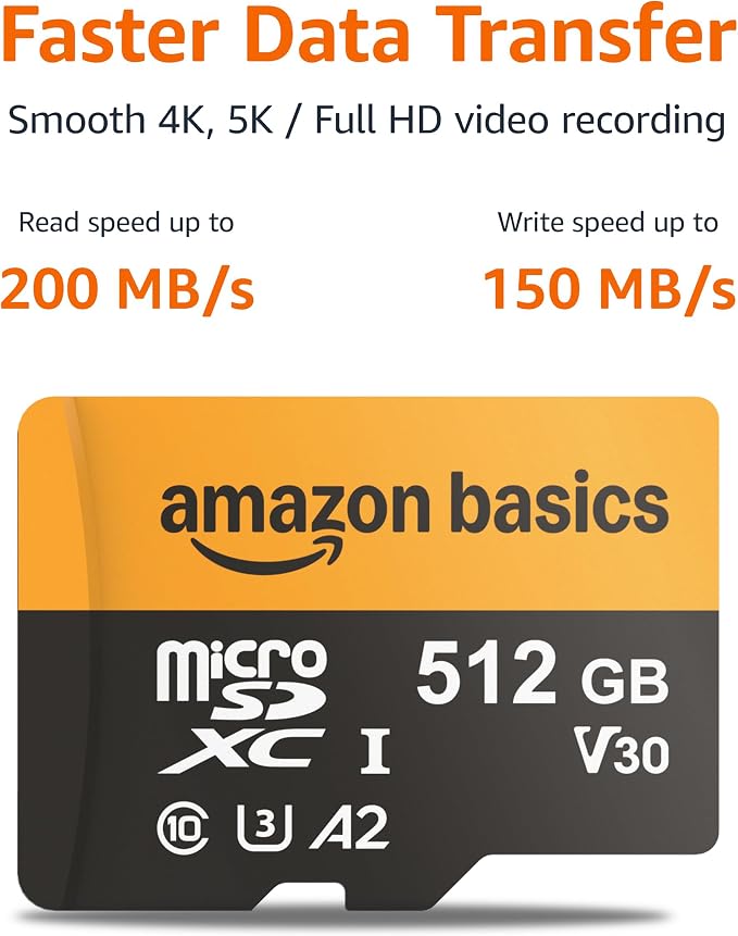Amazon Basics 512GB microSDXC Card - Image 2