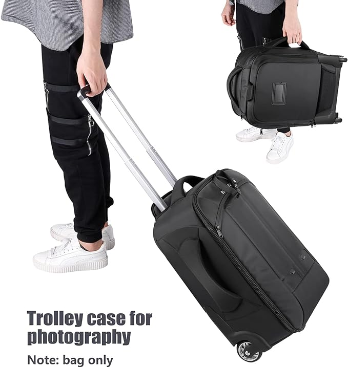 Neewer Convertible Rolling Camera Backpack - Image 6