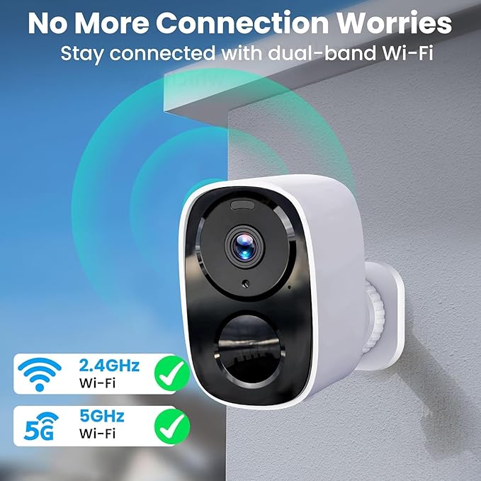 2026 Upgraded 2K Security Cameras Wireless Outdoor, Free Cloud Storage - Image 5