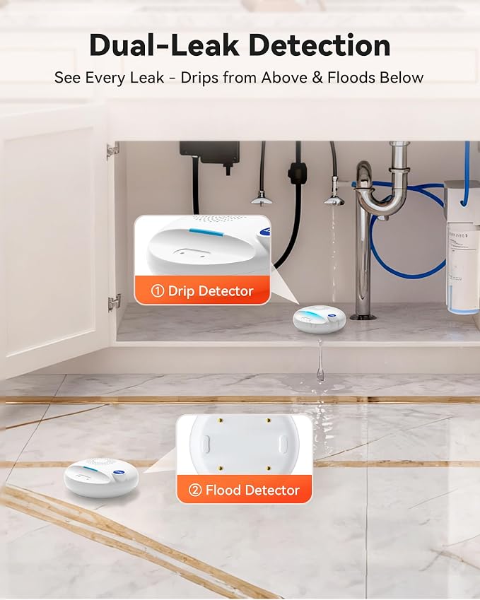 PILSAMAS WIFI Water Leak Detector 4-Pack + Samrt Hub - Image 5