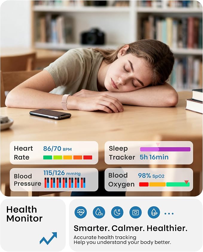 Smart Bracelet, Health Fitness & Activity Tracker - Image 3