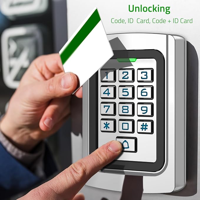 WiFi Access Control Keypad, 12V DC Wireless WiFi TUYA Door Keypad, PIN Code & - Image 4