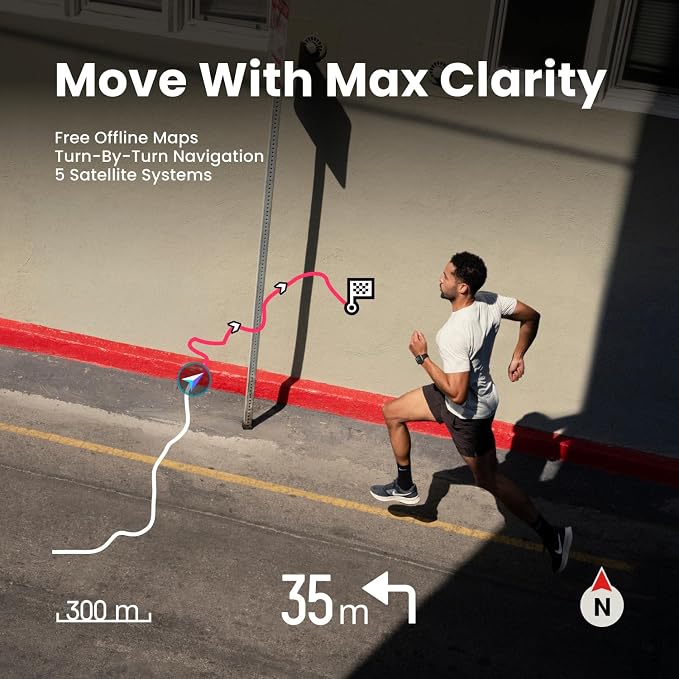 Amazfit Bip Max 50mm Smartwatch, 2.07" AMOLED Display, 20 Days of Battery - Image 5