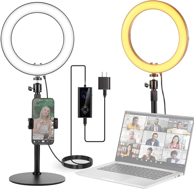 NEEWER 12" 24W High Power Desk Ring Light by Neewer