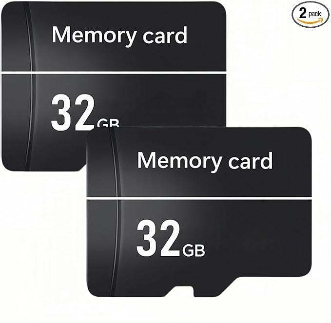 32GB Memory Card 2 Pack, High Speed Data Transfer, by Unknown