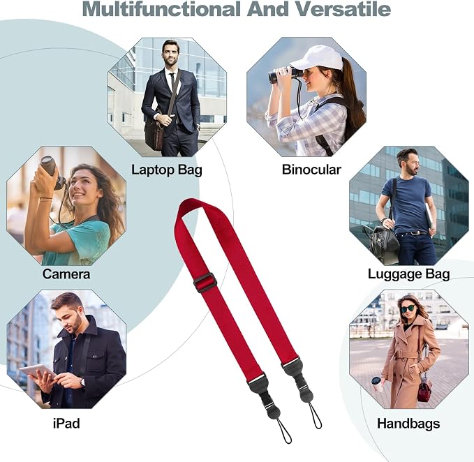 Adjustable Shoulder Strap, Comfortable Camera Strap, Neck Lanyard - Image 5