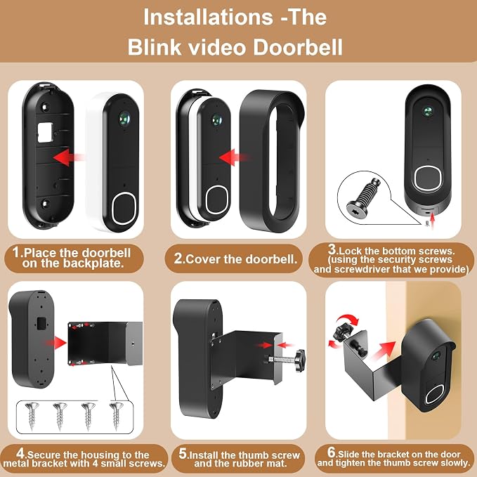 Anti-Theft Doorbell Mount Compatible - Image 6