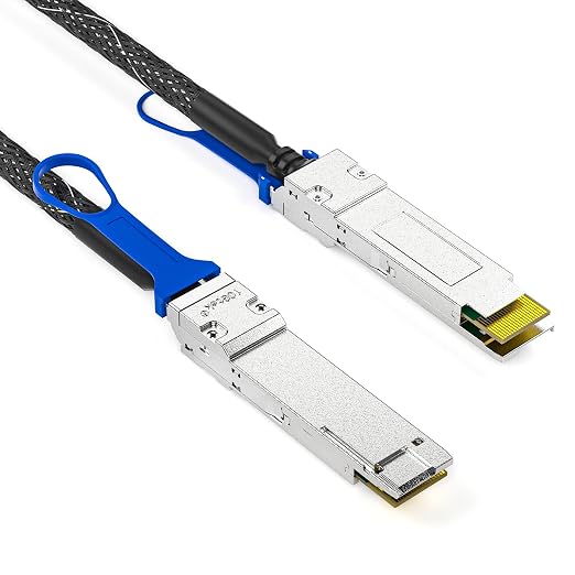 10Gtek 400GBASE QSFP-DD to QSFP-DD Passive Direct Attach Copper Twinax Cable - Image 2