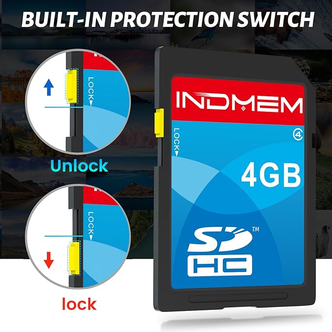 SD Card 4GB, 10 Packs Class 4 4GB Flash Memory Card MLC Standard Secure Digital - Image 2