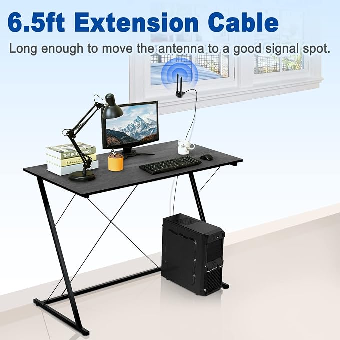 Eightwood Dual Band WiFi Antenna 2.4GHz 5GHz RP-SMA WiFi Antennae - Image 3