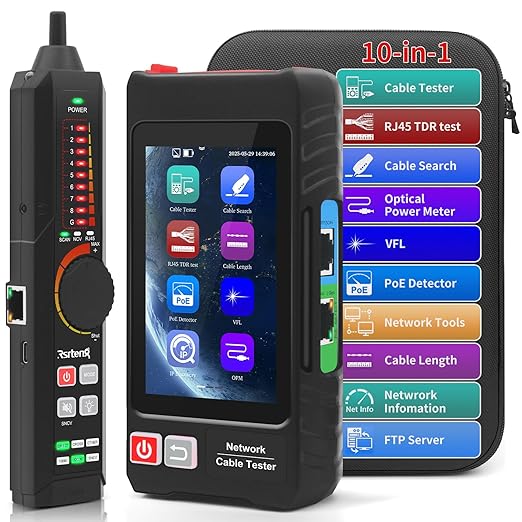 Multifunction Network Caber Tester, UTP Ethernet Cable Tester, Cable Tracer by Rsrteng