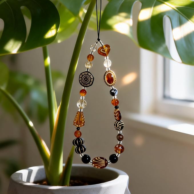 Cute Beaded Camera Wrist Strap for Phone, Digital Camera Charm Lanyard - Image 5