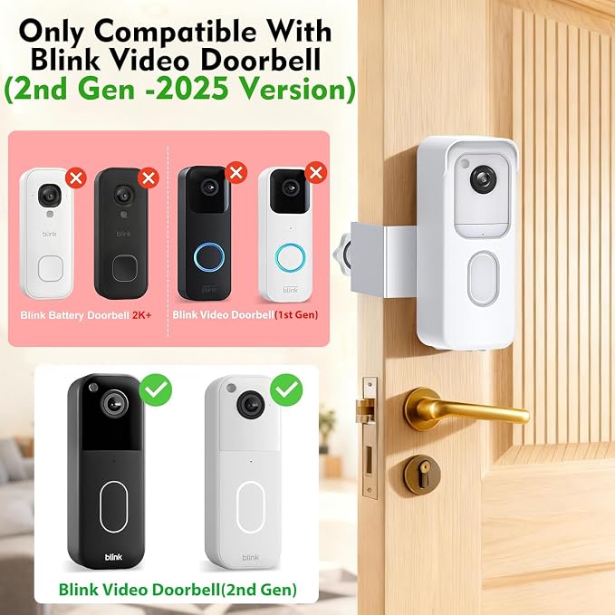 Blink Doorbell Mount, No-Drilling Anti-Theft Doorbell Mount - Image 2