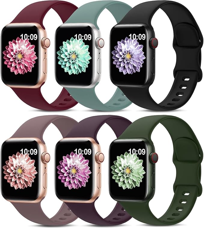 6 Pack Sport Bands Compatible by AMSKY