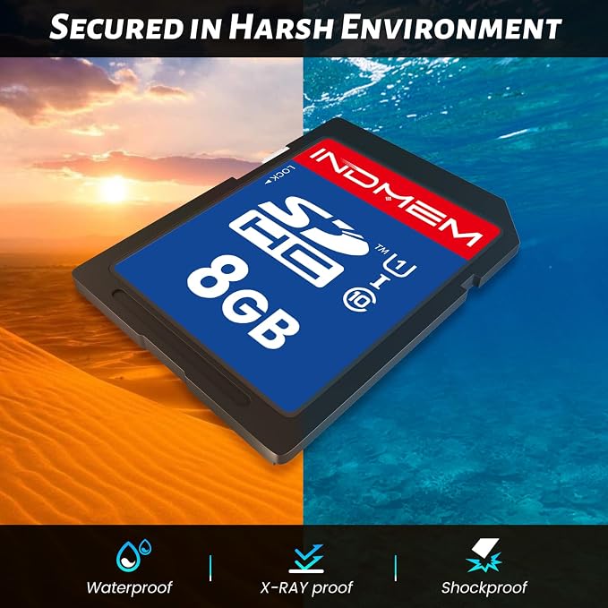 SD Card 8GB, High Speed Full HD Video Recording Secure Digital Cards - Image 6