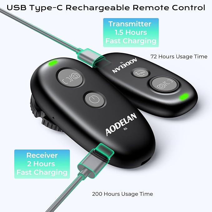Upgrade for Sony Rechargeable Wireless Camera Remote Control, AODELAN Shutter - Image 3