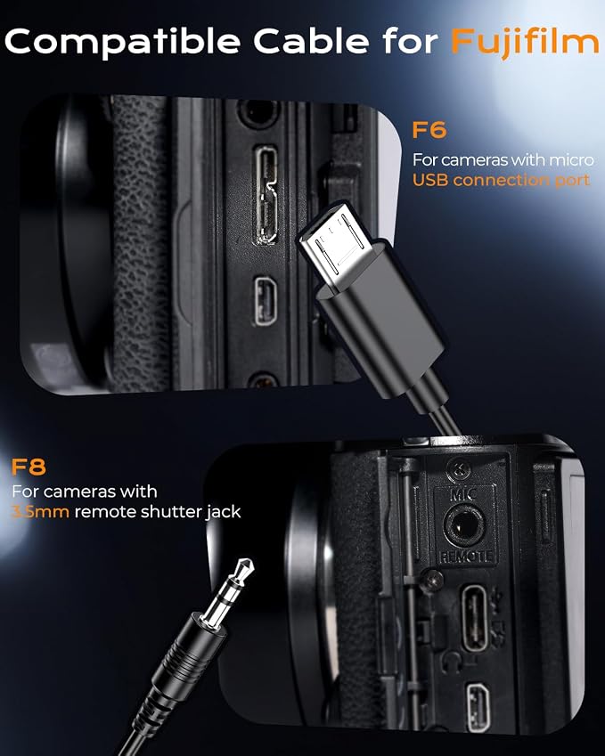 for Fujifilm Camera Rechargeable Remote Shutter Release - Image 7