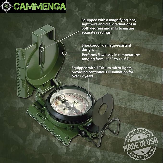 Cammenga Compass Military Grade Phosphorescent - Image 3