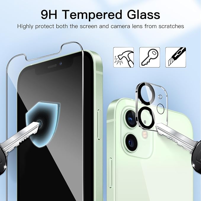 JETech Screen Protector for iPhone 12 mini 5.4-Inch - Image 6