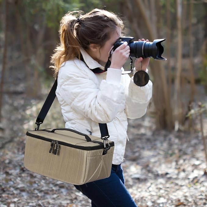 Koolertron Dslr Camera Insert Bag Purse Universal Liner Lens Pouch Partition - Image 3