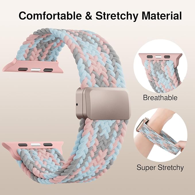 Braided Stretchy Band Compatible - Image 3