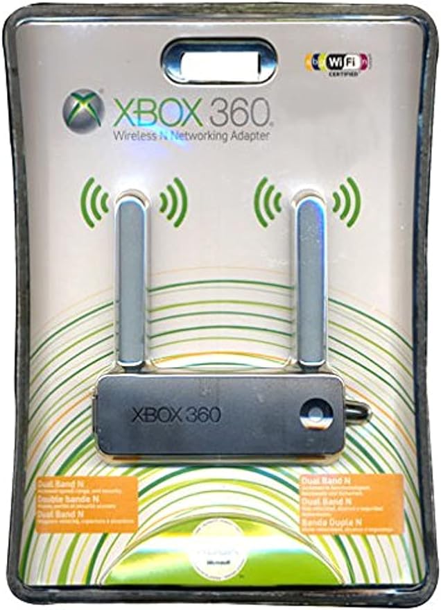 Microsoft Xbox 360 Wireless N Network Adapter by Amazon+Renewed