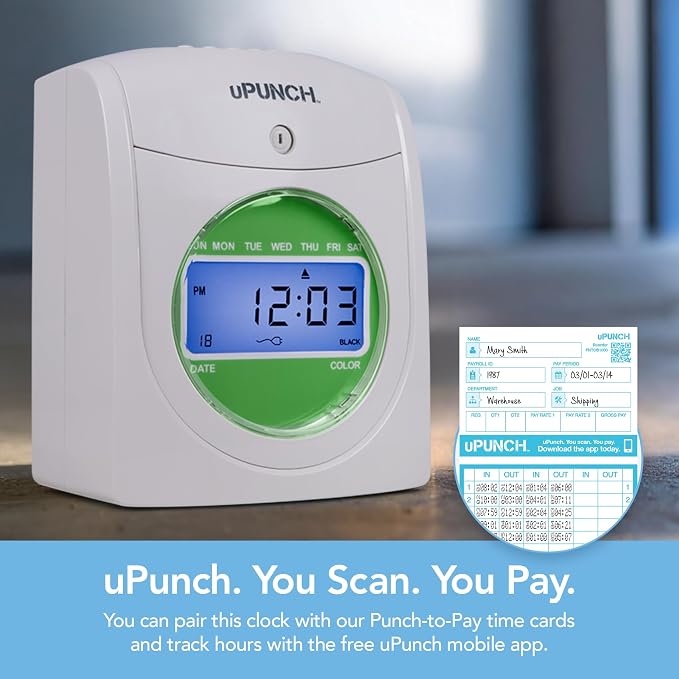 uPunch HN3500 Advanced Time Clock Bundle - Image 4