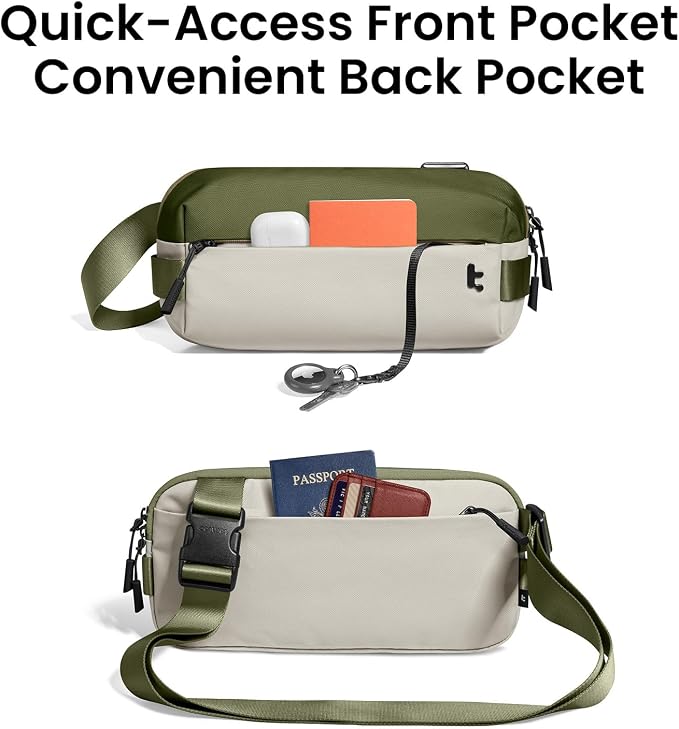 tomtoc Compact EDC Sling Bag 3L-10L, Minimalist Crossbody Bag Chest Shoulder - Image 7
