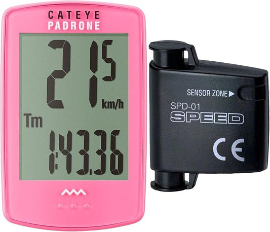 CATEYE Padrone Wireless Bike Computer – Oversized Display Cyclocomputer by CATEYE