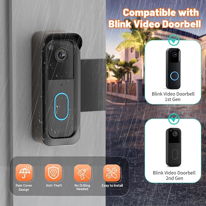 Blink Doorbell Mount, Anti-Theft Doorbell Camera Mount - Image 2
