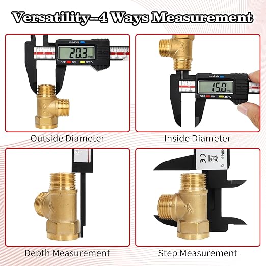 Digital Caliper, Esydon Upgraded Calipers 6 inch, Measuring Tool, Electronic - Image 4