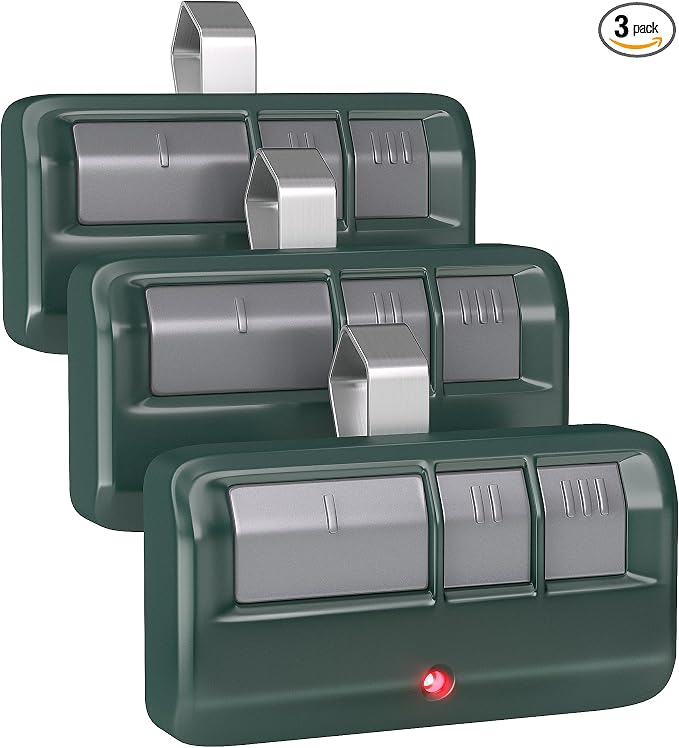 3 for Chamberlain LiftMaster Craftsman Garage Door Opener Remote 893LM 893Max by CreaCityDirect