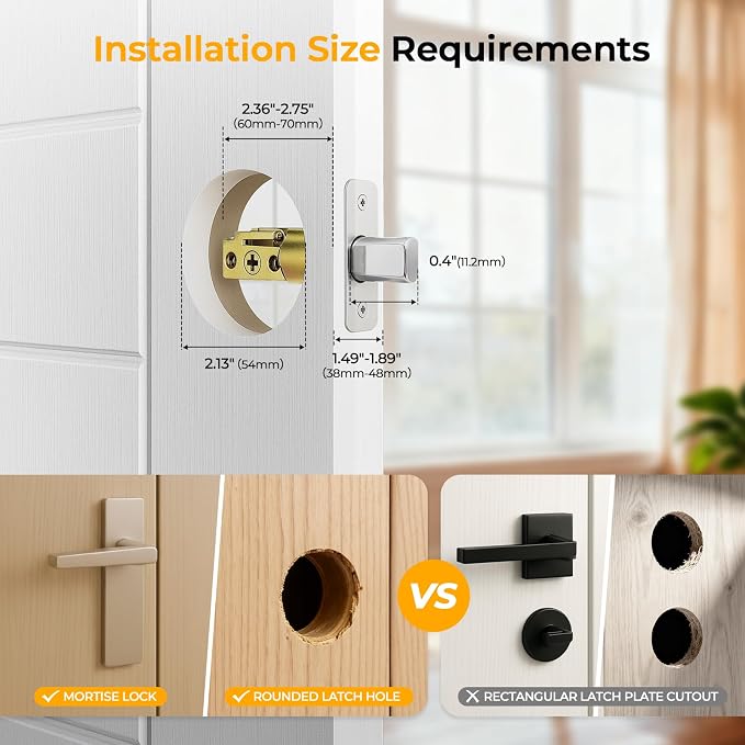 Smart Door Lock with Palm Vein Recognition, Camcamp Keyless Entry Door Lock - Image 7