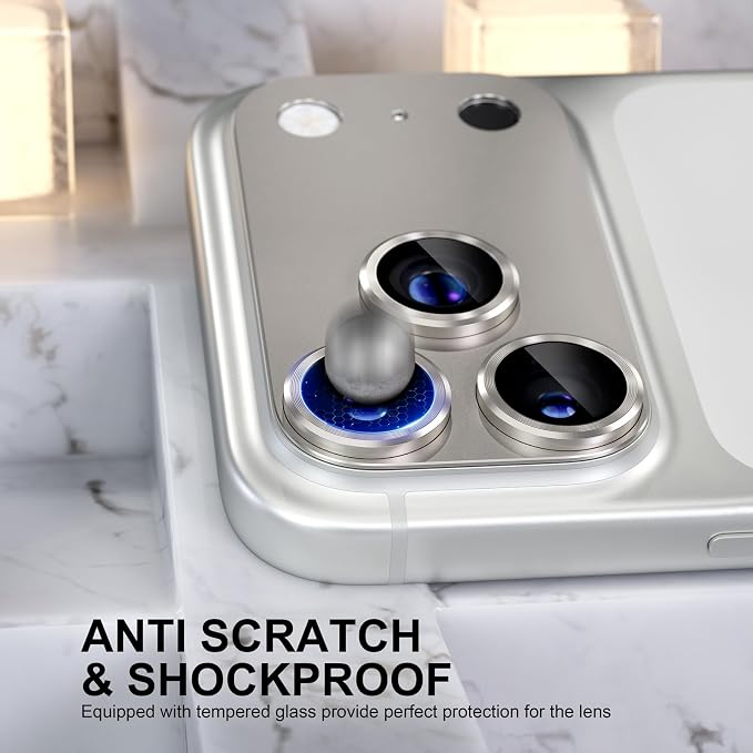 Choiche Compatible for iPhone 17 Pro Max Camera Lens Protector, Strong - Image 3