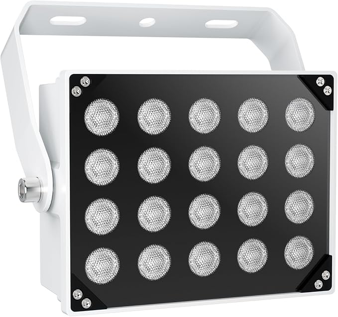 Univivi IR Illuminators 20 LEDs 850nm Long Range Illuminator 90 Degree Wide by Univivi